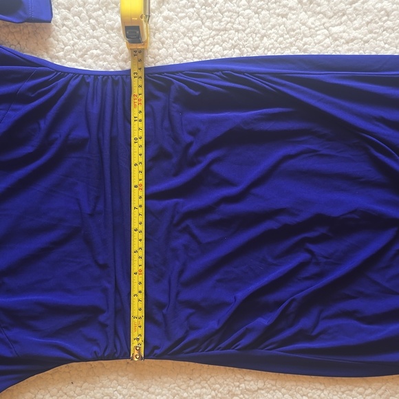 Vince Camuto Midi dress cob cobalt purple women’s size 8 - Picture 12 of 14